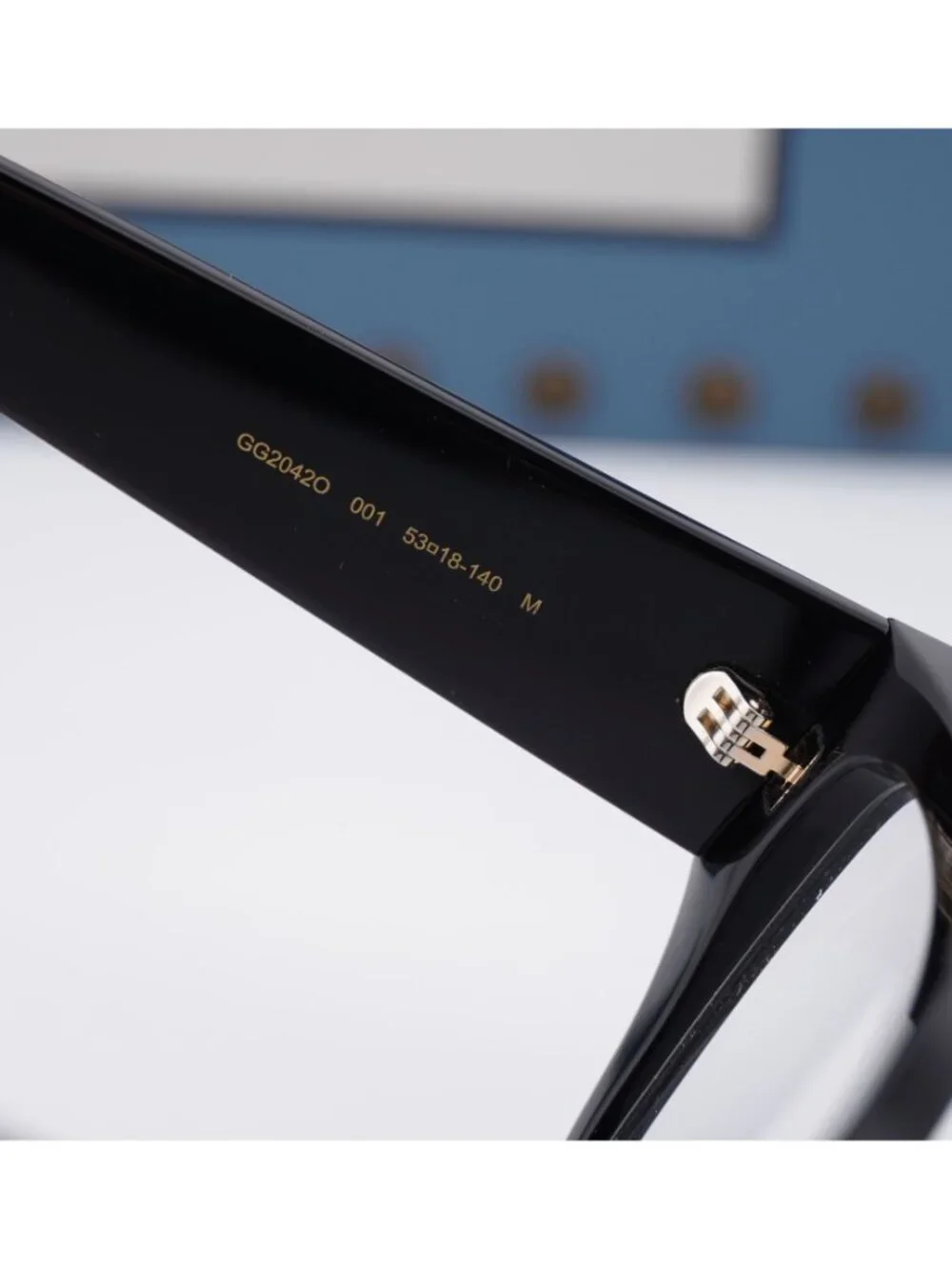 Gucci GG2042O 001 Square 53mm Eyeglasses - Black